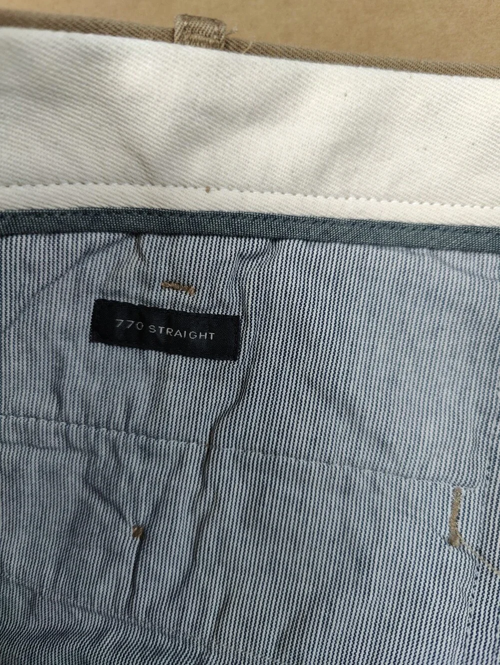 NWT J.Crew Lot Of 2 Broken-In Brown Beige 770 Straight Cotton Chinos Sz 42Wx25L